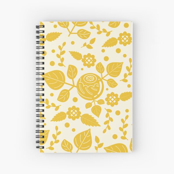 Item preview, Botanical Wildflower Aesthetic Leaf Nature Garden Pattern Yellow designed and sold by TheBunnoBandit.