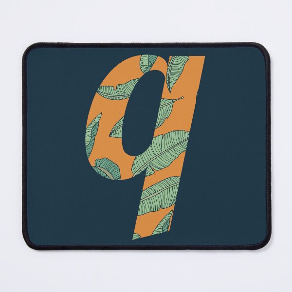 Item preview, Leaf/Feather Pattern Letter Q Monogram (Gold) designed and sold by Gumblebee Design.