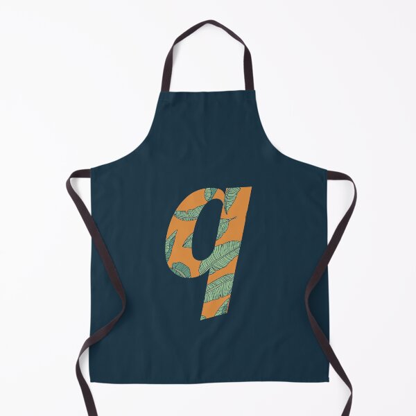 Item preview, Leaf/Feather Pattern Letter Q Monogram (Gold) designed and sold by Gumblebee Design.