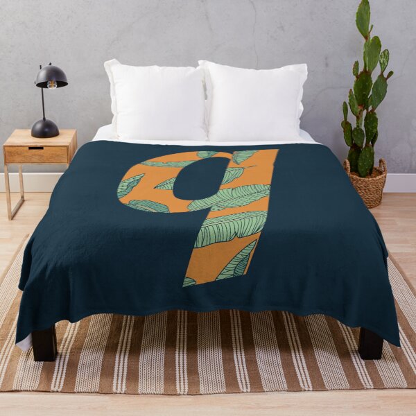 Item preview, Leaf/Feather Pattern Letter Q Monogram (Gold) designed and sold by Gumblebee Design.