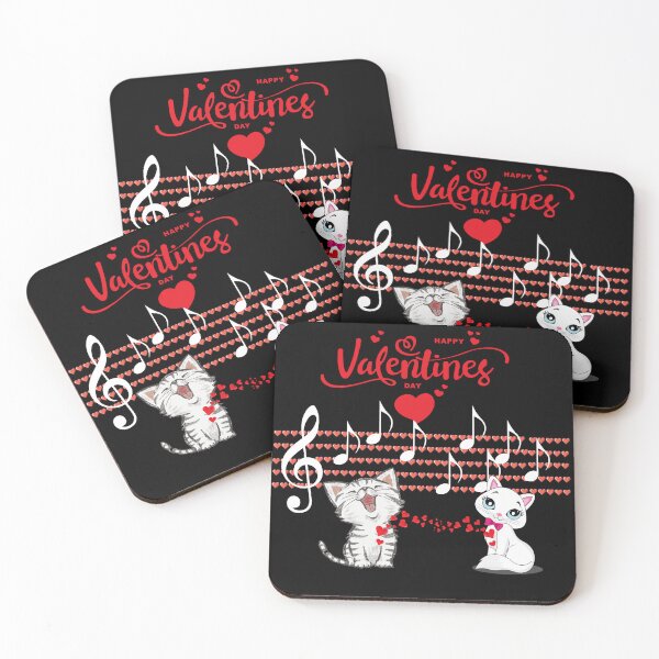 Item preview, Happy Valentines Day sweet cats.  designed and sold by MironS-Shop.
