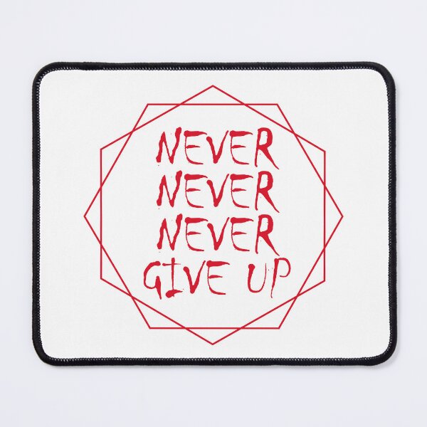 Item preview, Never Give Up  motivational t-shirts designed and sold by Divas ⭐⭐⭐⭐⭐.