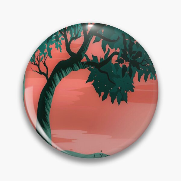 Item preview, árbol verde cielo rosa designed and sold by JD369.