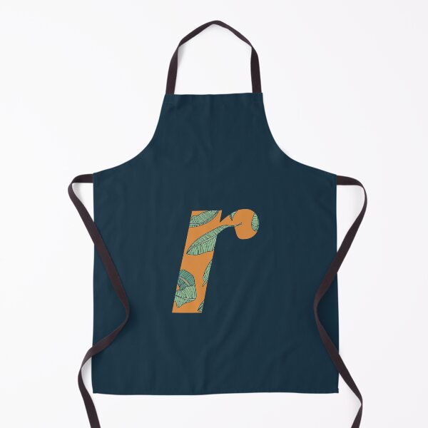 Item preview, Leaf/Feather Pattern Letter R Monogram (Gold) designed and sold by Gumblebee Design.