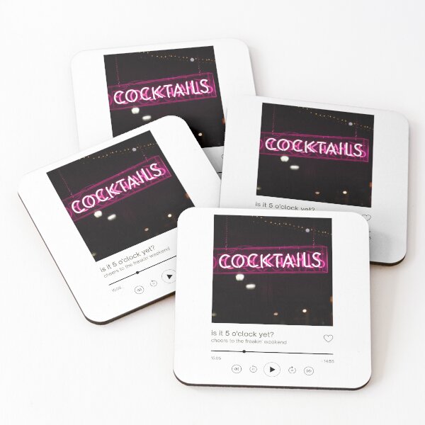 Item preview, Is it 5pm yet? neon sign print designed and sold by Femme Pastel Collective.