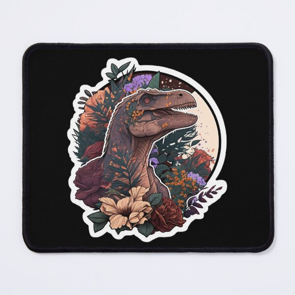 Item preview, She's a Lady - Raptor and Flowers designed and sold by BooksnBotany.