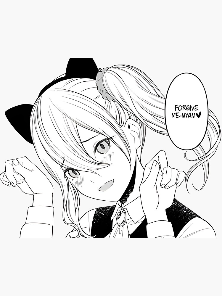 "Hayasaka Love Is War Anime Inspired Me Meow" Sticker for Sale