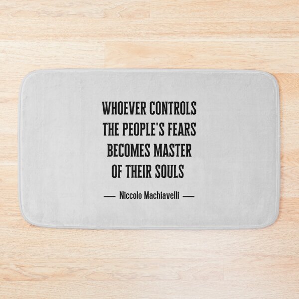 Item preview, Whoever Controls The People's Fears Becomes Master Of Their Souls. designed and sold by QuotesAreFun.