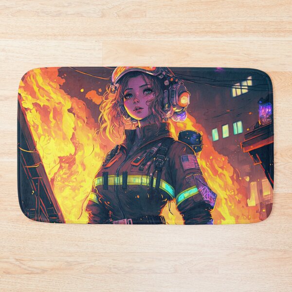 Item preview, American Firefighter Girl: Battle of the Flames designed and sold by ultra-cool.