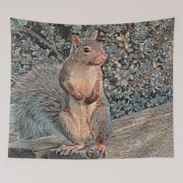 Item preview, Grey Squirrel Upright No.1 designed and sold by MaryLinH.