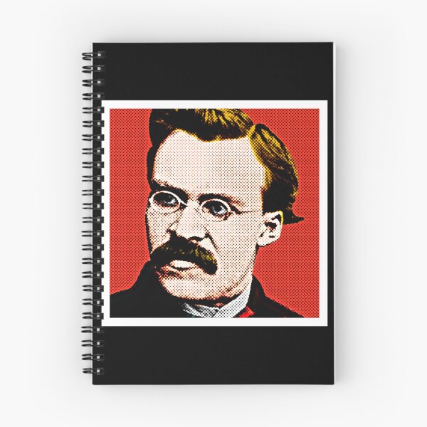 Item preview, Frederick Nietzsche Pop Art Portrait in Red Background designed and sold by OnlyPopArt.