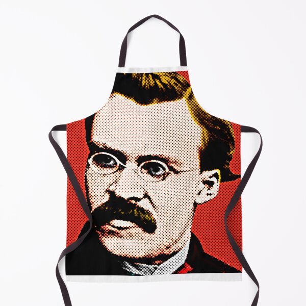 Item preview, Frederick Nietzsche Pop Art Portrait in Red Background designed and sold by OnlyPopArt.