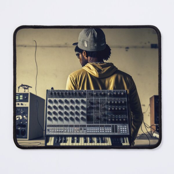 Item preview, hip hop producer beatmaker photo studio designed and sold by popurbanart.