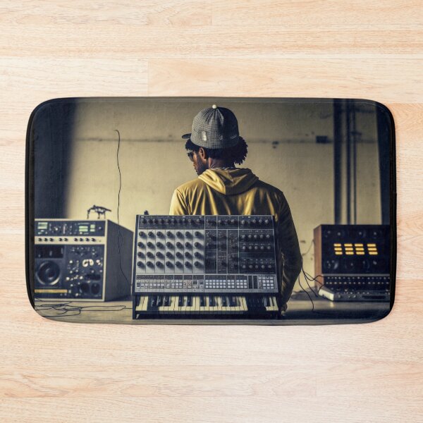 Item preview, hip hop producer beatmaker photo studio designed and sold by popurbanart.