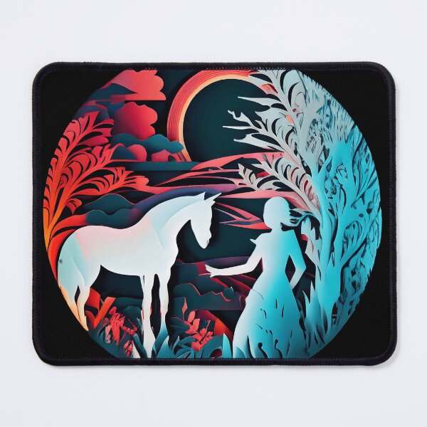 Item preview, Horse and Friend - The Cut-Out Collection designed and sold by FiveIntentions.