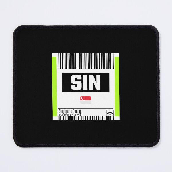 Item preview, Singapore (SIN) Airport mini Luggage Tag designed and sold by LeddsoDello.