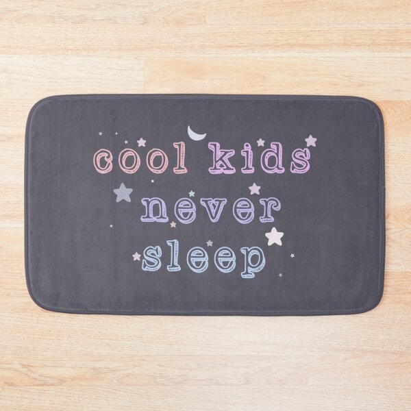 Item preview, Cool kids never sleep quote soft pastel aesthetic  designed and sold by Loveartse.