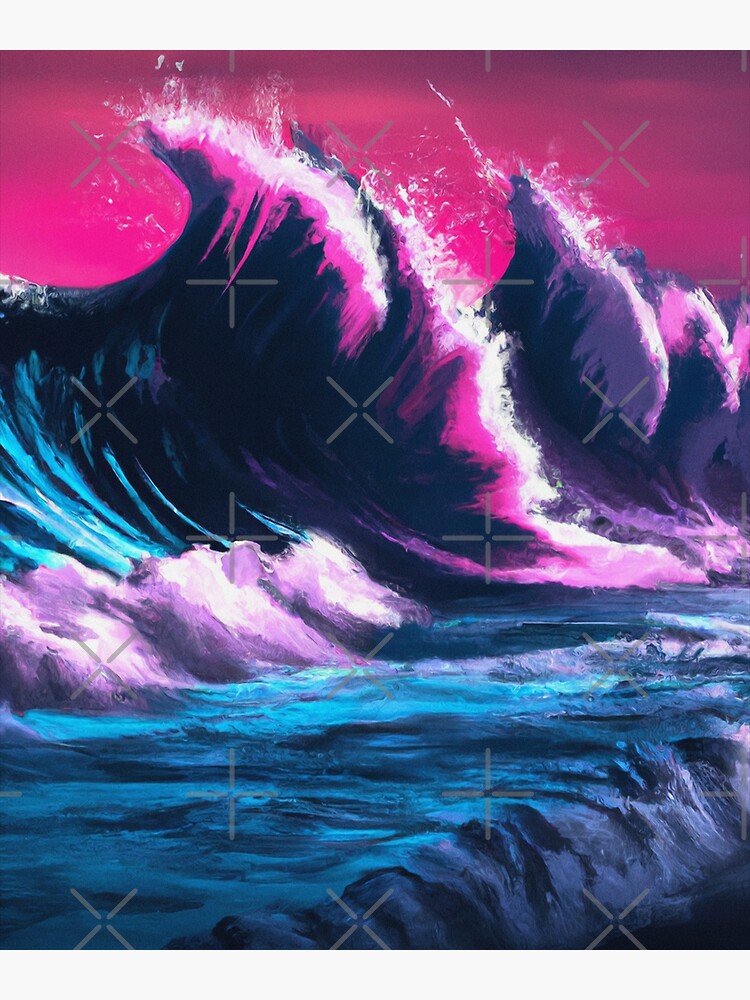 Sea & Rivers Big Ocean Wave Diamond Painting Square Diamonds - Beautiful  Cheap Diamond Painting Of High Quality On Sale