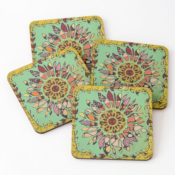 Item preview, Flowery Mandala 1 designed and sold by Leslie Ballan.