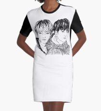 VKook inktober T-Shirt Kleid