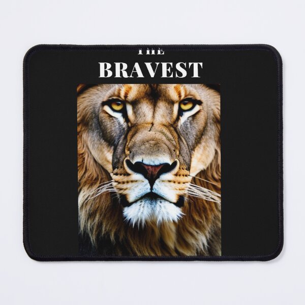 Item preview, The Bravest Lion: Inspirational Portrait Design designed and sold by VoiceOfTheHeart.
