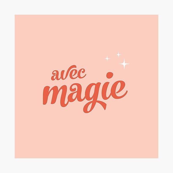 avec magie Impression photo