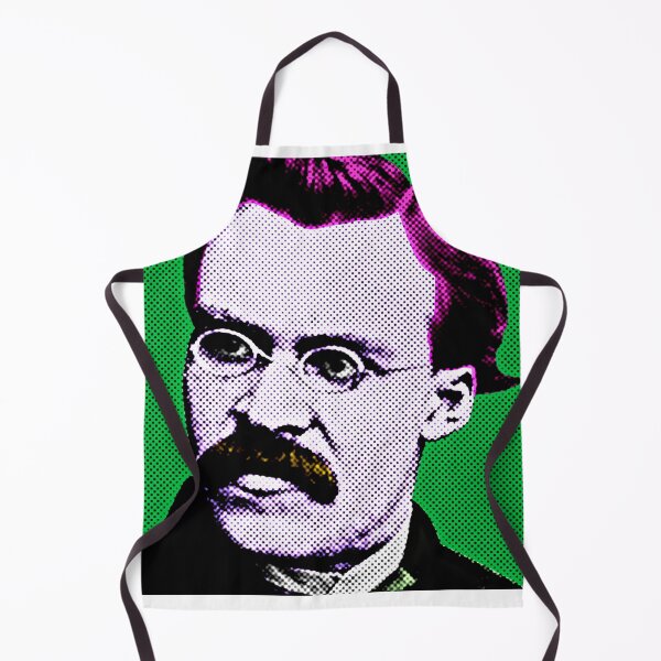 Item preview, Frederick Nietzsche Pop Art Portrait in Green Background designed and sold by OnlyPopArt.