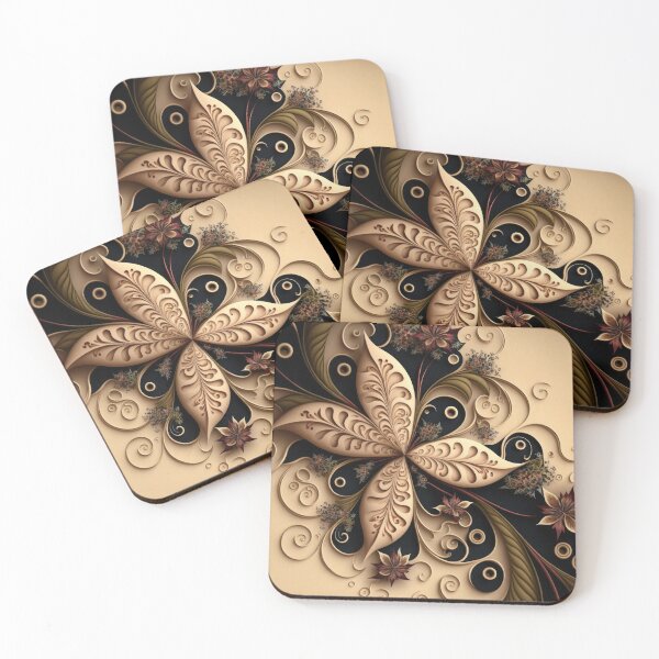 Item preview, Abstract Floral Neutral Botanical Print  designed and sold by FloralFancy.