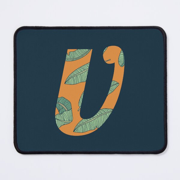 Item preview, Leaf/Feather Pattern Letter V Monogram (Gold) designed and sold by Gumblebee Design.