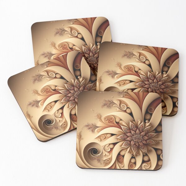 Item preview, Abstract Floral Neutral Botanical Print  designed and sold by FloralFancy.