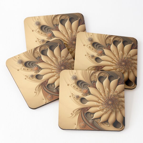 Item preview, Abstract Floral Neutral Botanical Print  designed and sold by FloralFancy.