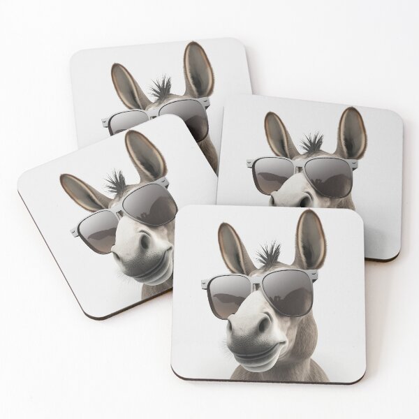 Item preview, Donkey with sunglasses designed and sold by lightjourney.