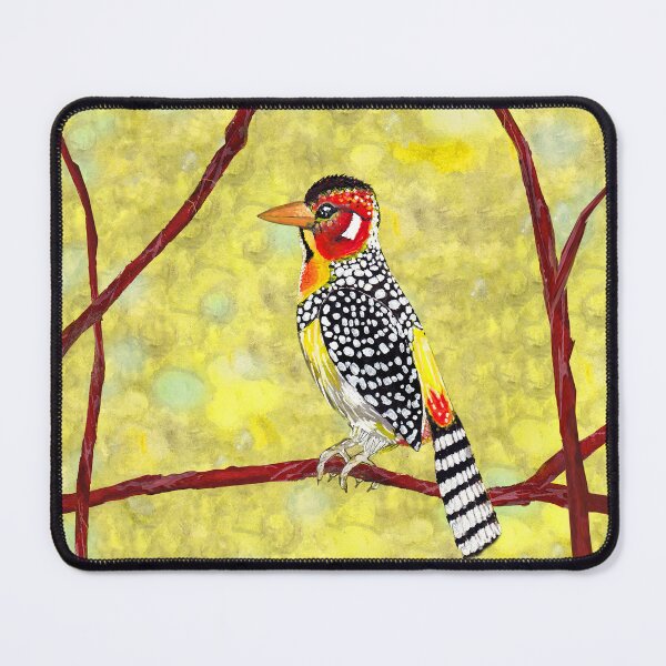 Item preview, Red-faced Spotted Yellow Warbler from Kenya designed and sold by KarendiBeeArts.