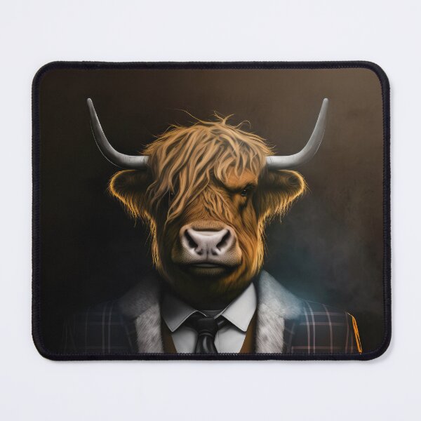 Item preview, Scottish highland cattle drink whiskey designed and sold by PixelPack Design.