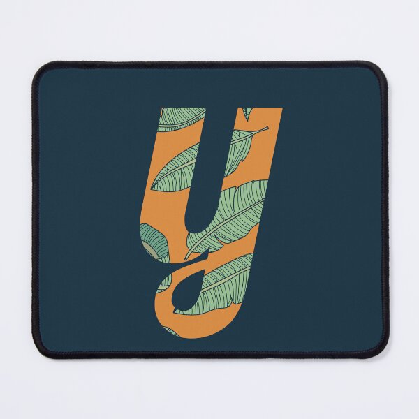Item preview, Leaf/Feather Pattern Letter Y Monogram (Gold) designed and sold by Gumblebee Design.