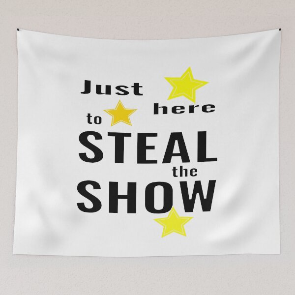 Item preview, just here to steal the show designed and sold by CottagePop.
