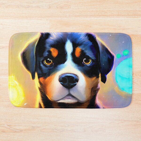 Item preview, Bernese Mountain Dog Puppy in Space designed and sold by Aww_To_Z Animals.