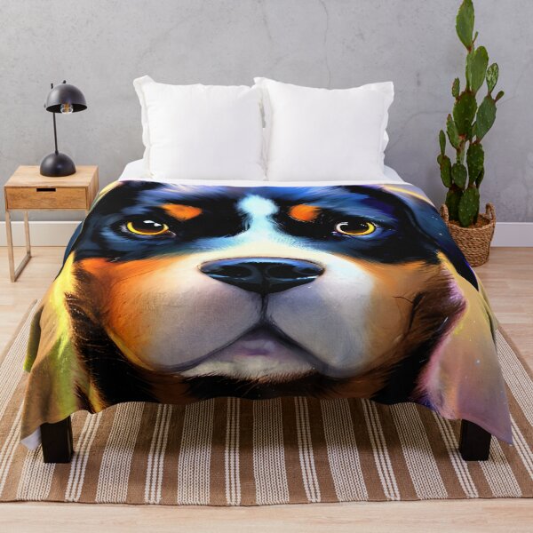 Item preview, Bernese Mountain Dog Puppy in Space designed and sold by Aww_To_Z Animals.