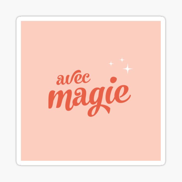 avec magie Sticker