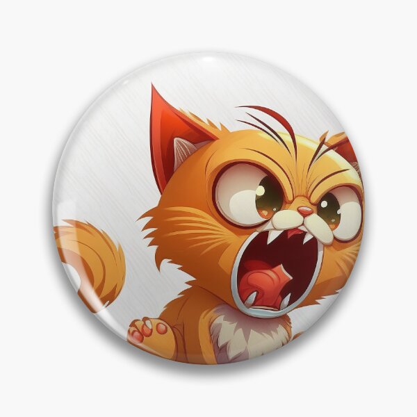 Item preview, Little angry cat designed and sold by lightjourney.