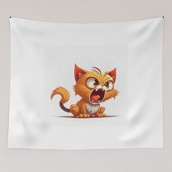 Item preview, Little angry cat designed and sold by lightjourney.