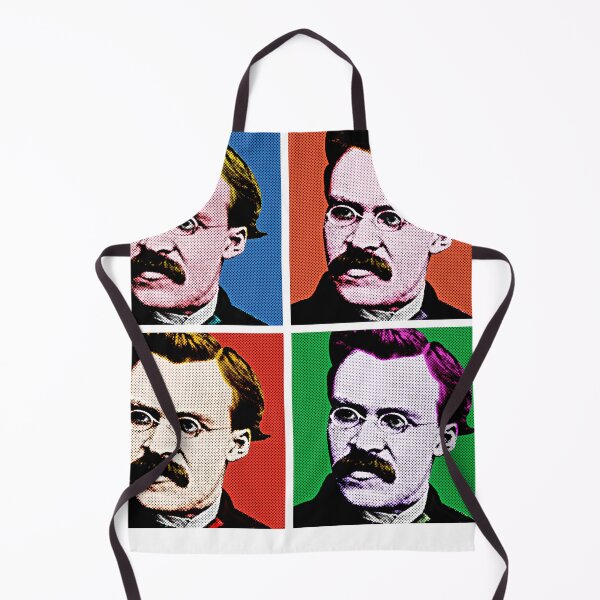 Item preview, Frederick Nietzsche Pop Art Portrait in 4 Colors designed and sold by OnlyPopArt.