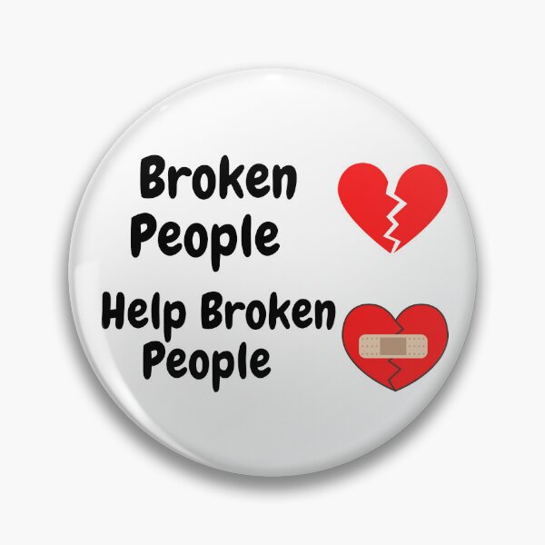 Item preview, Broken people help broken people designed and sold by Rileyjoel2003.