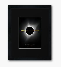 Total Eclipse of the Sun - August 2017 Framed Print