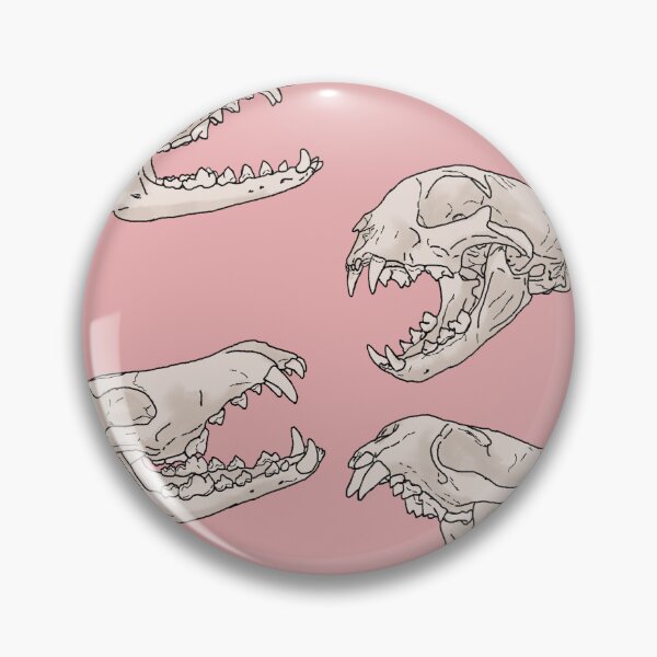 Item preview, North American Predator Skulls Pink designed and sold by Ashley Gagnon.