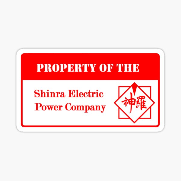 Item preview, Property of Shinra  designed and sold by TheVinMan6.