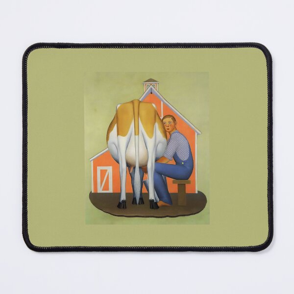 Item preview, Grant Wood  Boy milking a cow designed and sold by TeeARTHY.