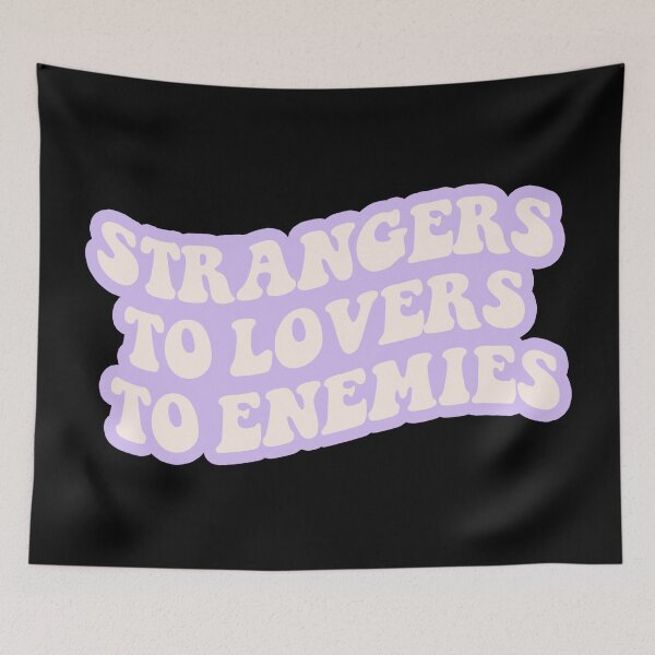 Item preview, Strangers To Lovers To Enemies (Vintage Purple) designed and sold by sarascoprox.