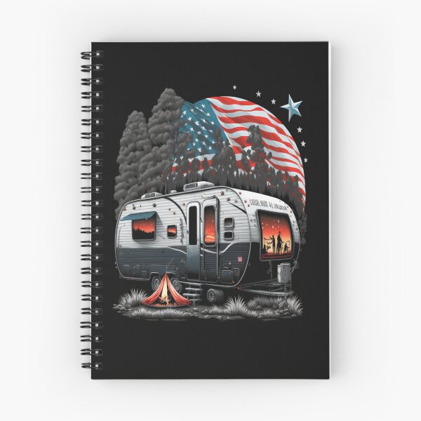 Artikelvorschau, Patriotic Camper amerikanischen Flagge entworfen und verkauft von druckfun.