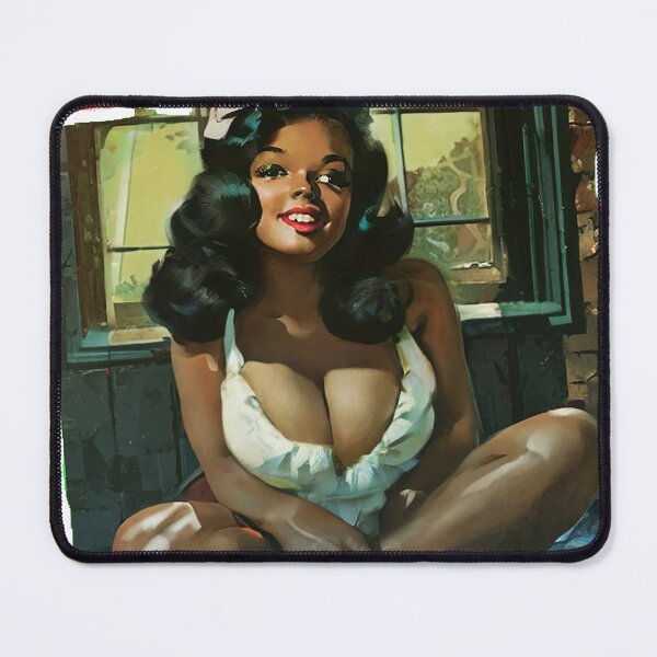 Item preview, Pinup Girl Sitting at the Floor designed and sold by cutestpinups.